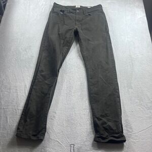 Flint and Tinder 365 Pants Mens 34x34 Straight Fit Dark Olive Green Chino Pants
